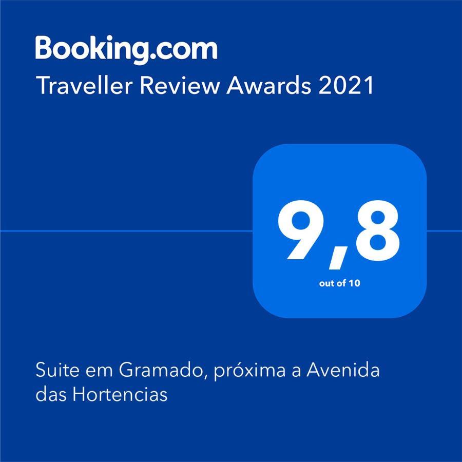 Suite Em Gramado, Proxima A Avenida Das Hortencias Exterior photo