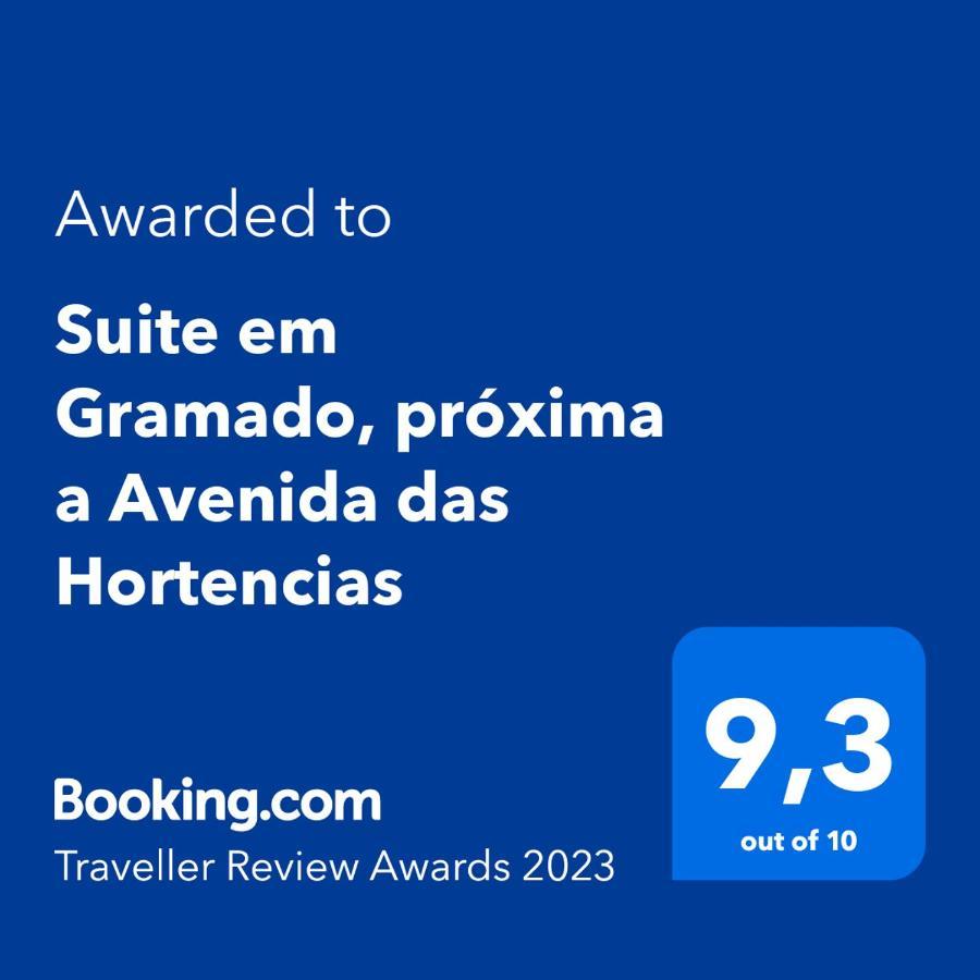 Suite Em Gramado, Proxima A Avenida Das Hortencias Exterior photo